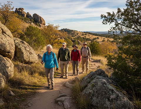  Wichita Mountains Wildlife Refuge trail